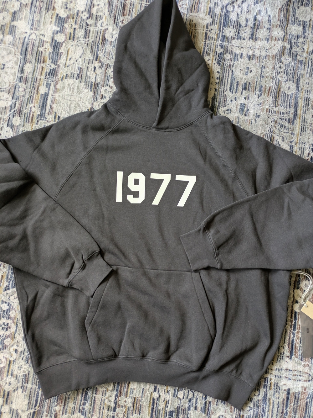 Fear of God Essentials 1977 Hoodie Iron Size Medium NWT